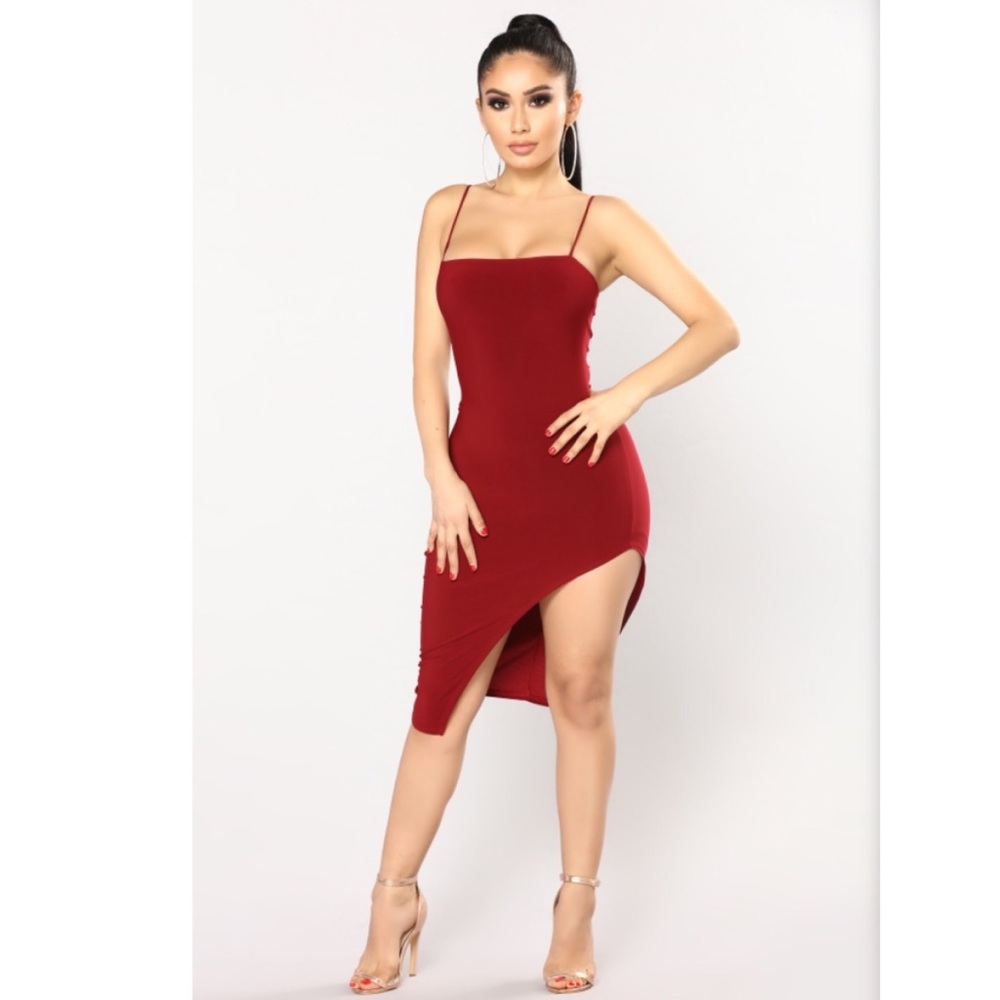 Fashion nova red dress